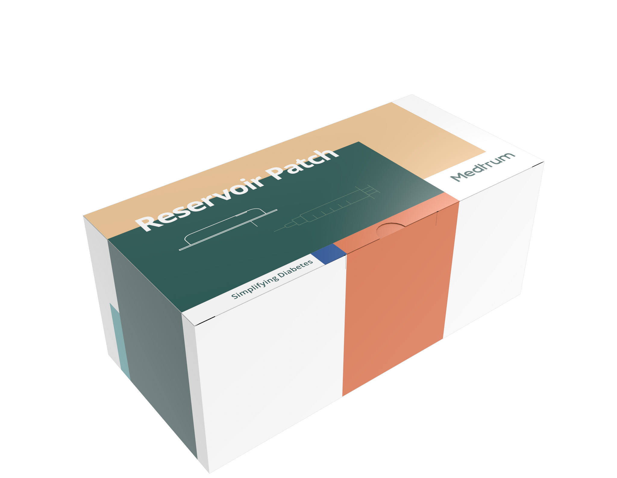 Medtrum insulin pump system 200U  (reservoir patch X10)